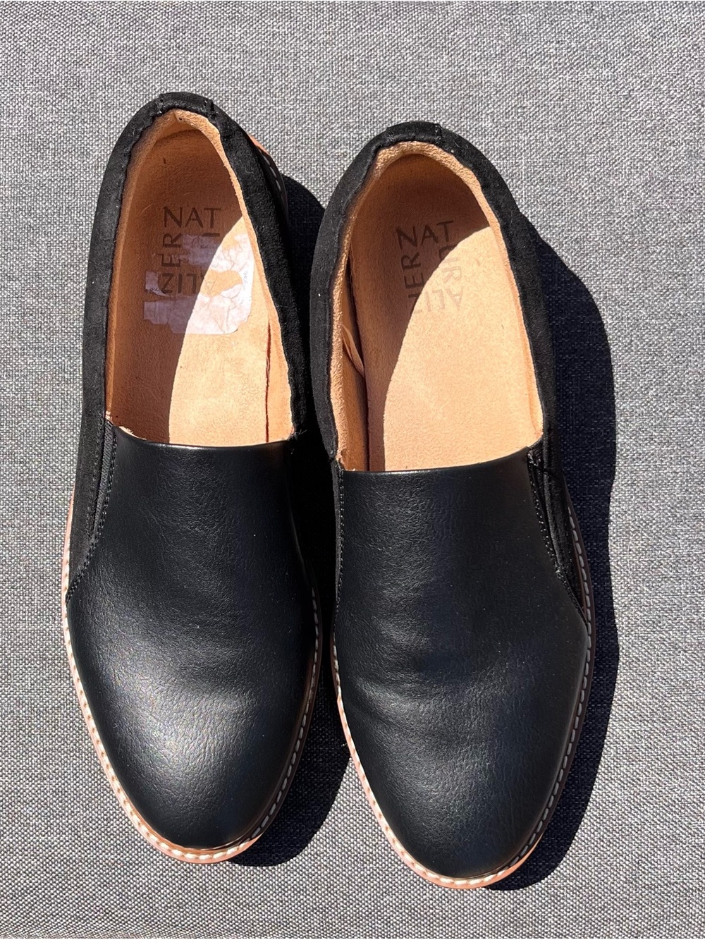 Naturalizer Black Slip-On Loafers / Sneakers - Size 9.5